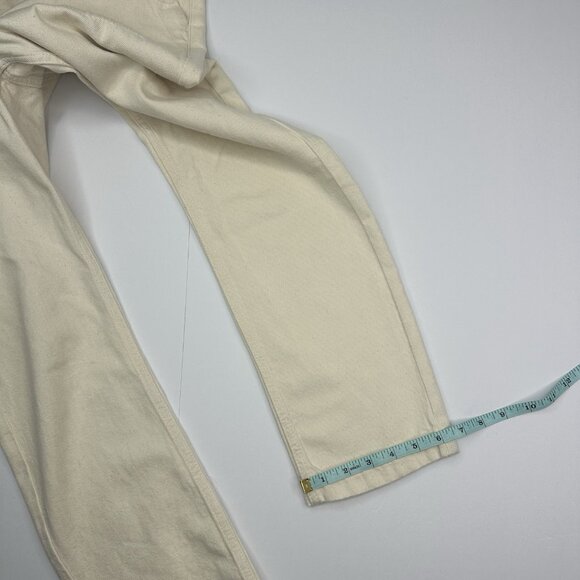 Everlane Women's ECRU The Super Soft Coverall Denim Button Up 0/C35/W36/L26.5 - Picture 9 of 13